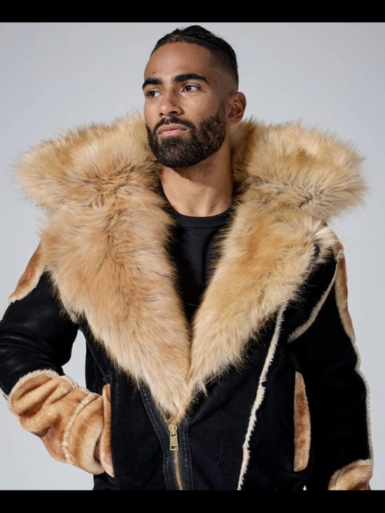 Jordan Craig Other - El Jefe Shearling Moto Jacket (Black Coffee)